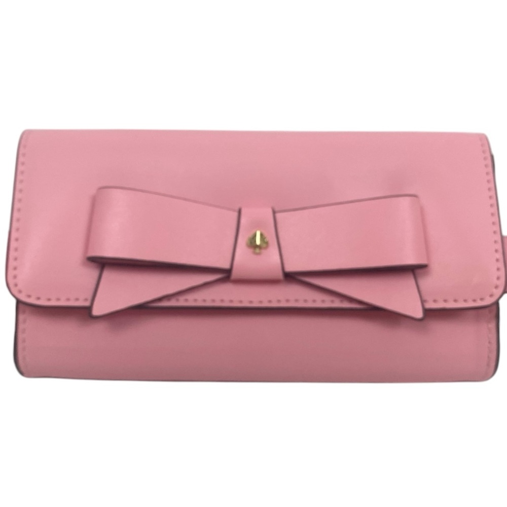 Kate Spade Bow Belt Bag Pink Leather Women's Size L/XL